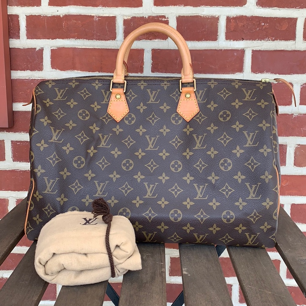 Louis Vuitton Speedy 40 Mono SP 1903 with Dustbag